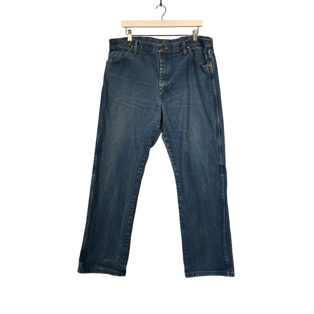 Wrangler Blue‎ Relaxed Jeans with Faded Indigo Wash